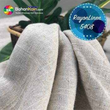 Kain Linen Rayon Double Slub 5408 Lebar 140 CM